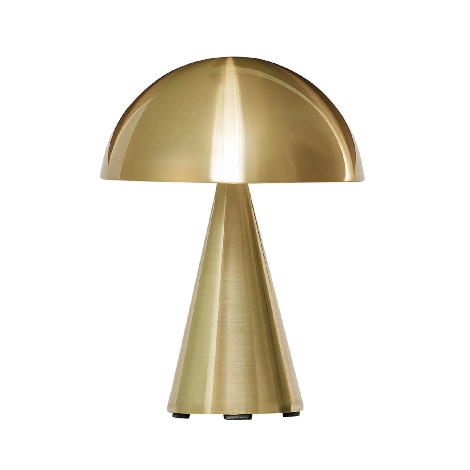 Mush LED Pārnēsājamā Galda Lampa Dim. Misiņš - Hübsch