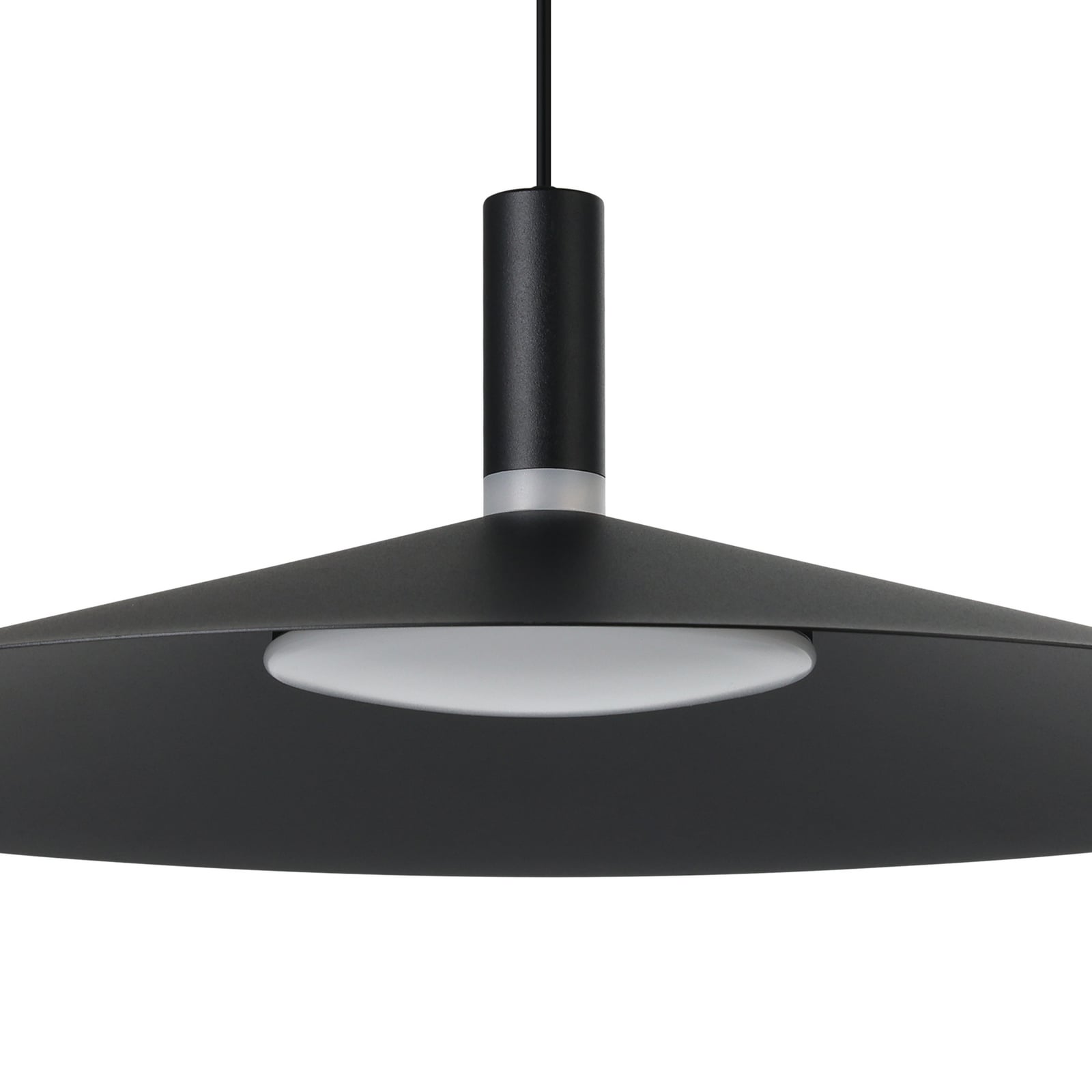 LED hanglamp Conomavilla-Z, zwart, Ø 45 cm CCT RGB