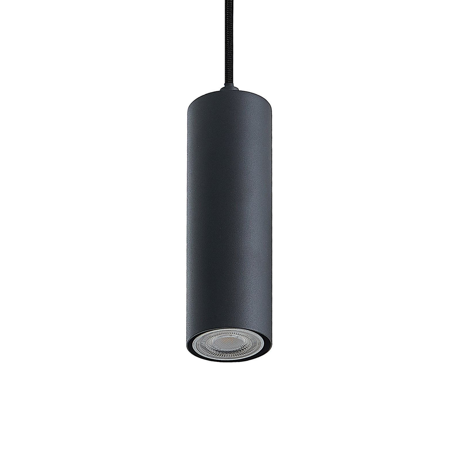 Maniva 4 Pendelleuchte Black/Wood - Lindby