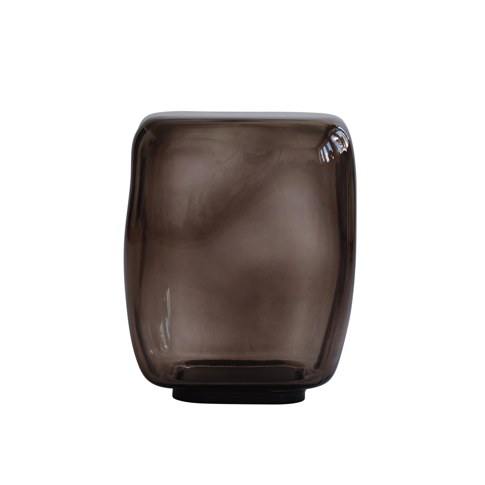 Stolik pomocniczy Ishi szary Szerokość 32 cm Szkło - 101 Copenhagen