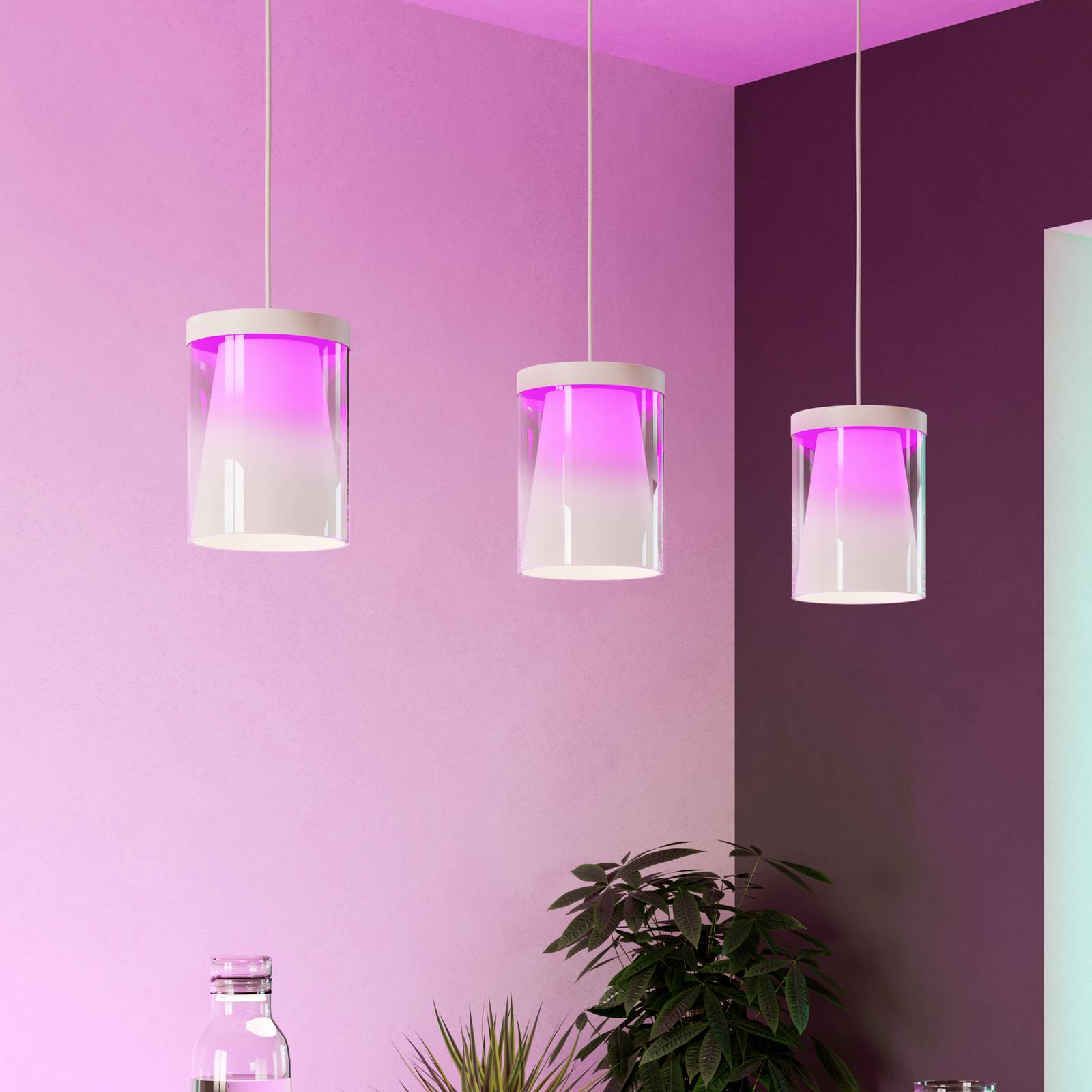 EGLO connect Smart-LED-Hängelampe Chiusello-Z, weiß, Metall günstig online kaufen