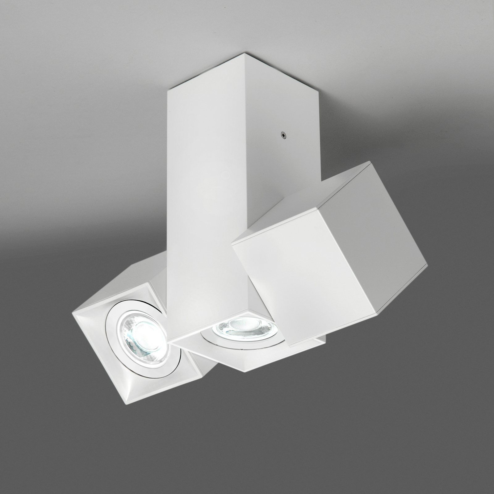 Milan Dau Spot taklampe 3 lyskilder hvit