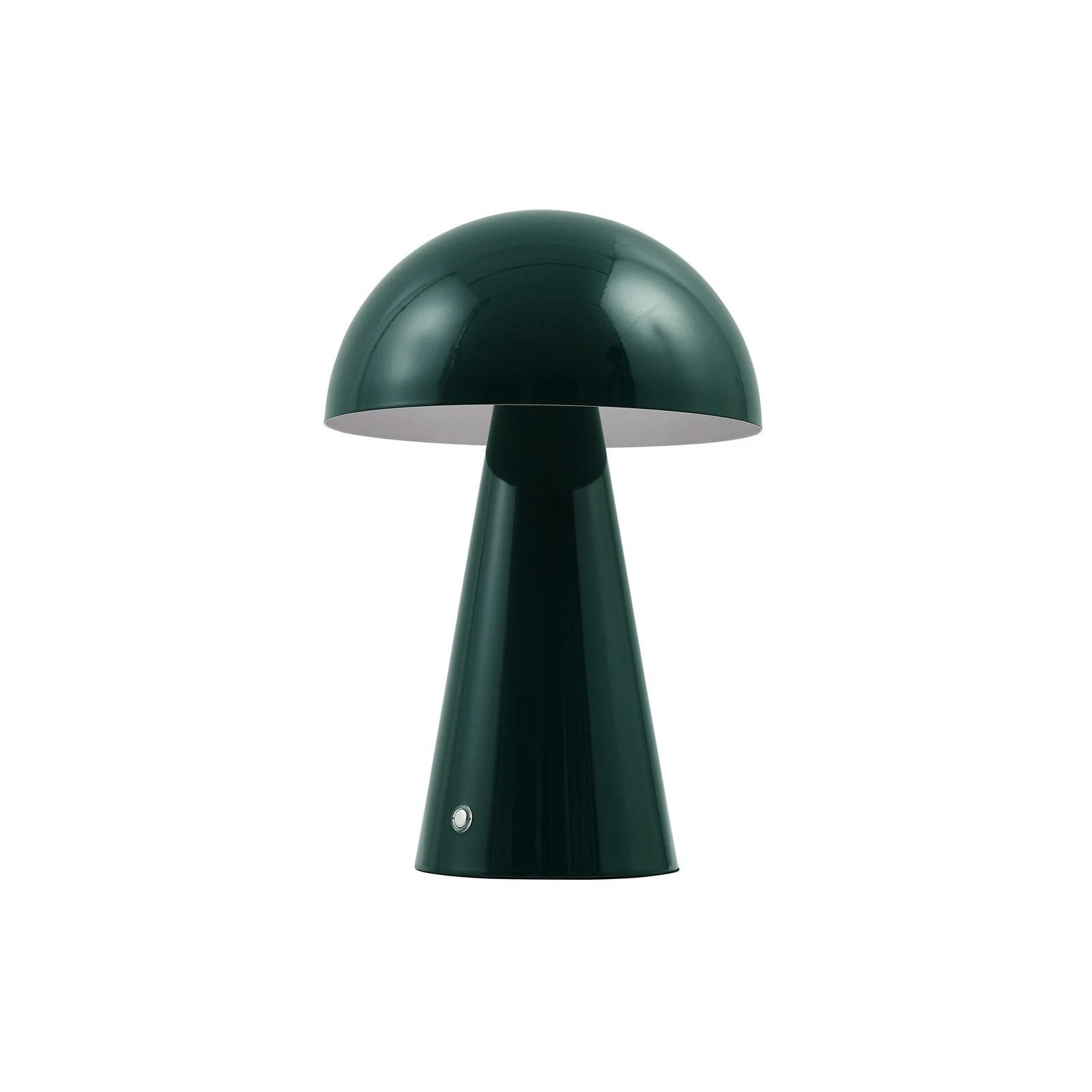 Lindby Nevijo LED tölthető asztali világítás, zöld, Ø20 cm, USB,