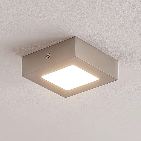 ELC Merina LED-Downlight eckig, nickel