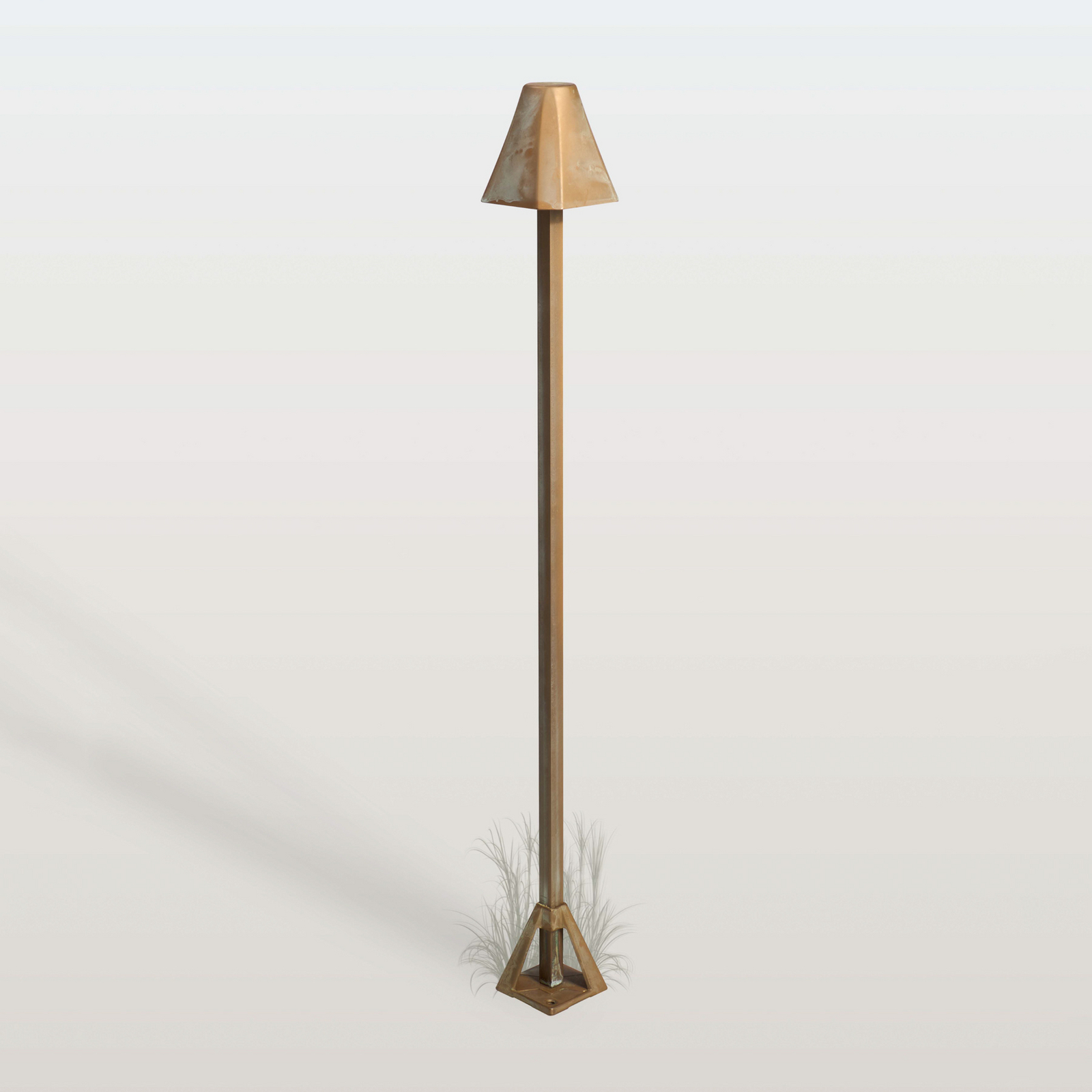 Silva Frame LED ösvény világítás, magasság 80 cm, antik sárgaréz, IP65 Silva Frame LED ösvény világítás, magasság 80 cm, antik sárgaréz, IP65