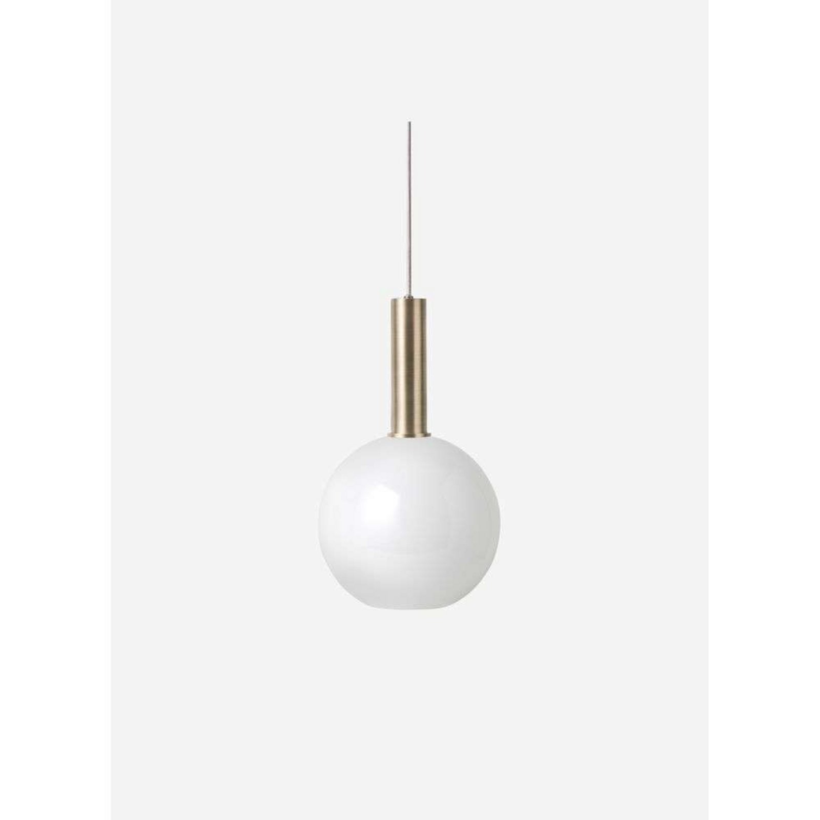 Collect Lustră Pendul Opal Sphere High Brass - ferm LIVING