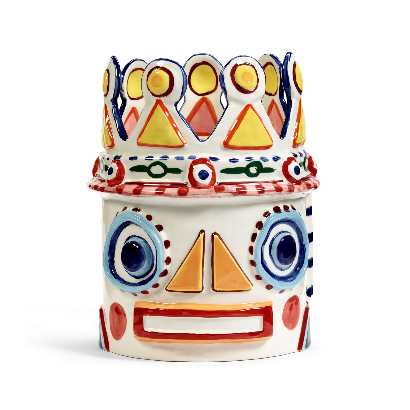 02 MIX SICILY Vase, farverig, stentøj, håndmalet – Serax