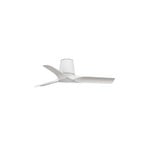 Ventilador de teto Hey S, branco, motor de corrente contínua, silencioso, Ø 90