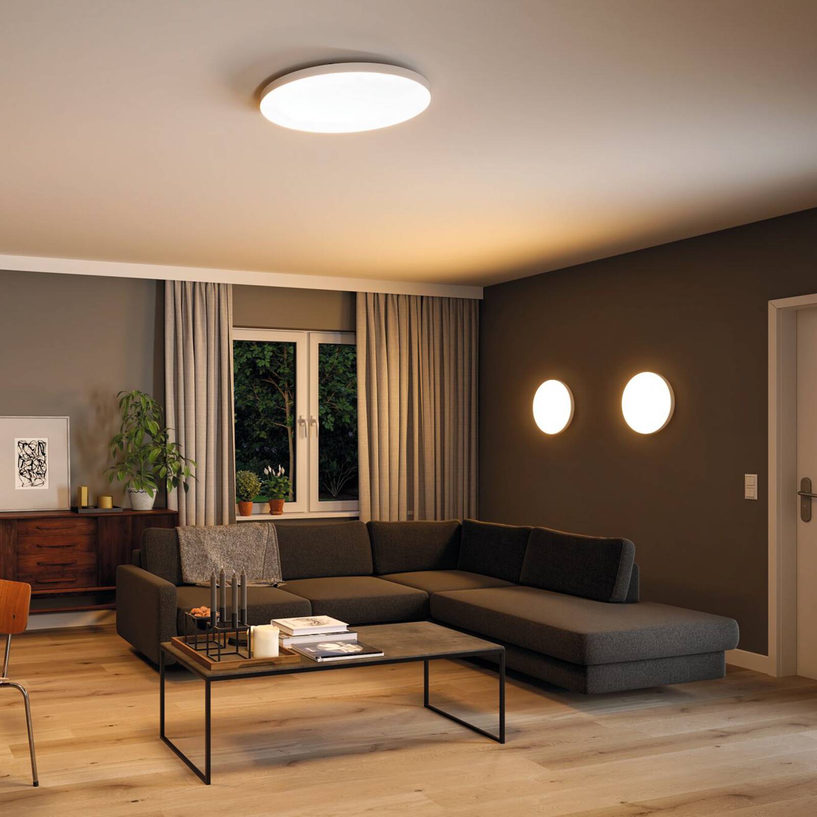 Photos - Chandelier / Lamp Paulmann Velora LED panel ZigBee CCT round Ø 40 cm 