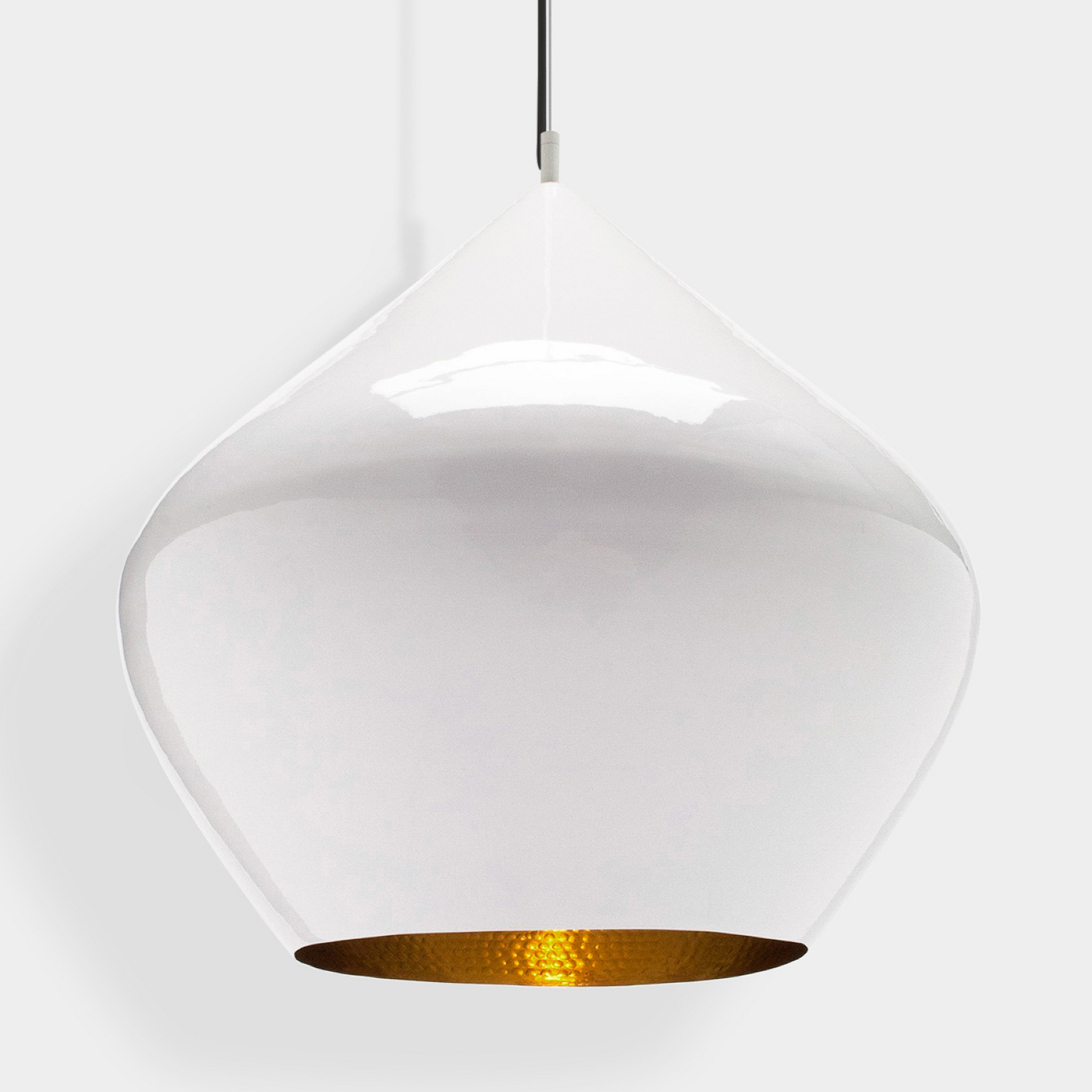 Beat Fat LED-hänglampa, vit, Ø 24 cm - Tom Dixon