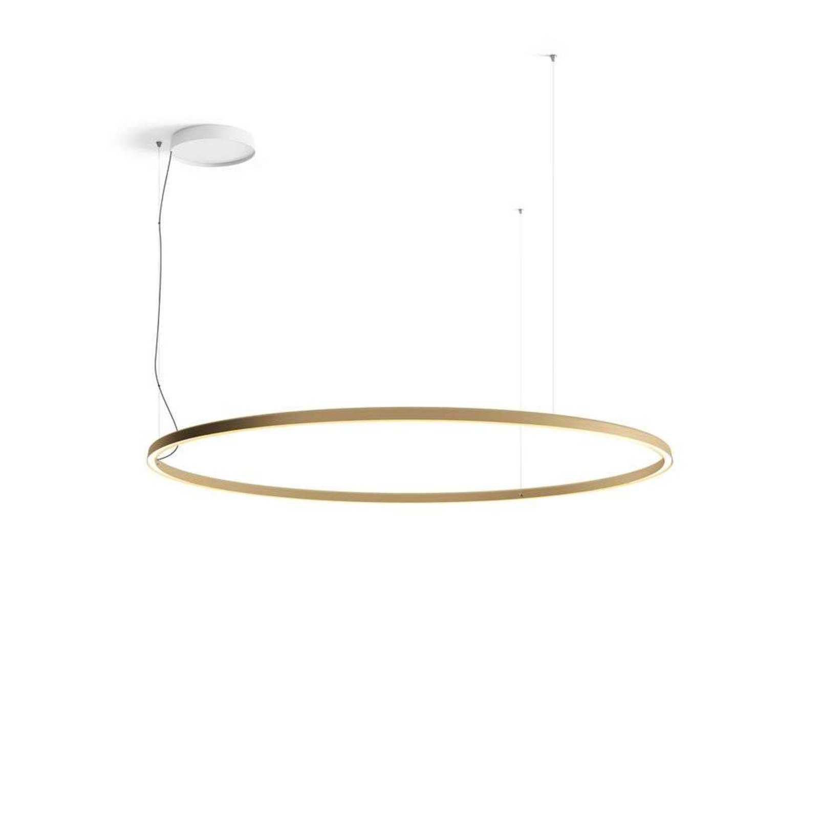 Compendium Circle LED Lustră Pendul Ø200 Brass - Luceplan