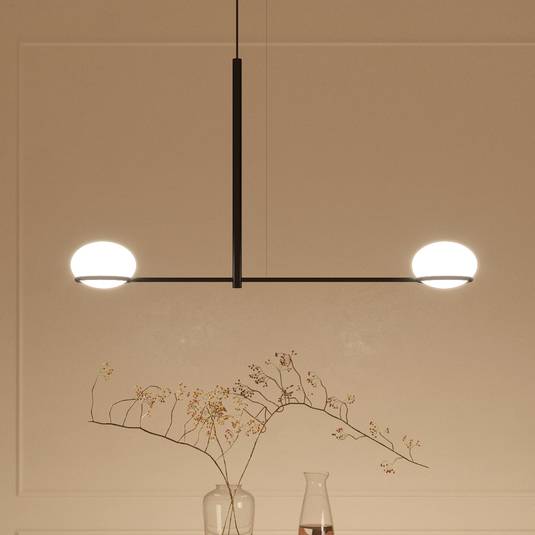 LEDSC4 Coco Double závěsné světlo, černá/bílá Světla24.cz