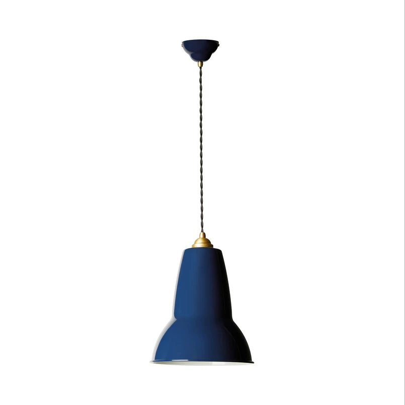 Anglepoise – Original 1227 Midi Pendelleuchte Brass Midi Ink Blue