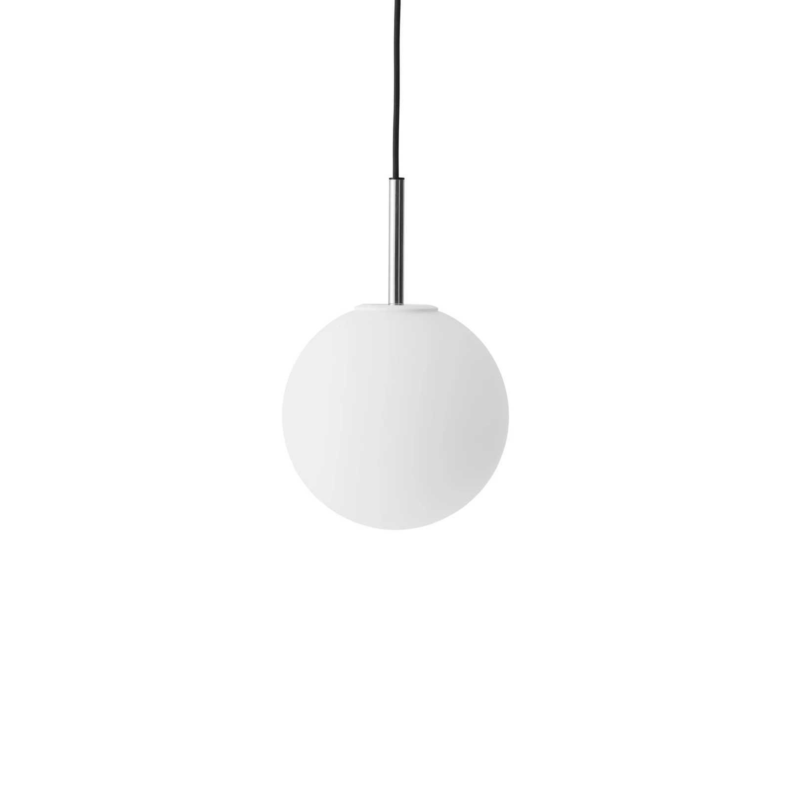 Audo TR Bombilla, lámpara colgante, 1 luz, acero, vidrio, blanco