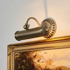 Aplique Lindby Joely, 25 cm, latón, metal, E14