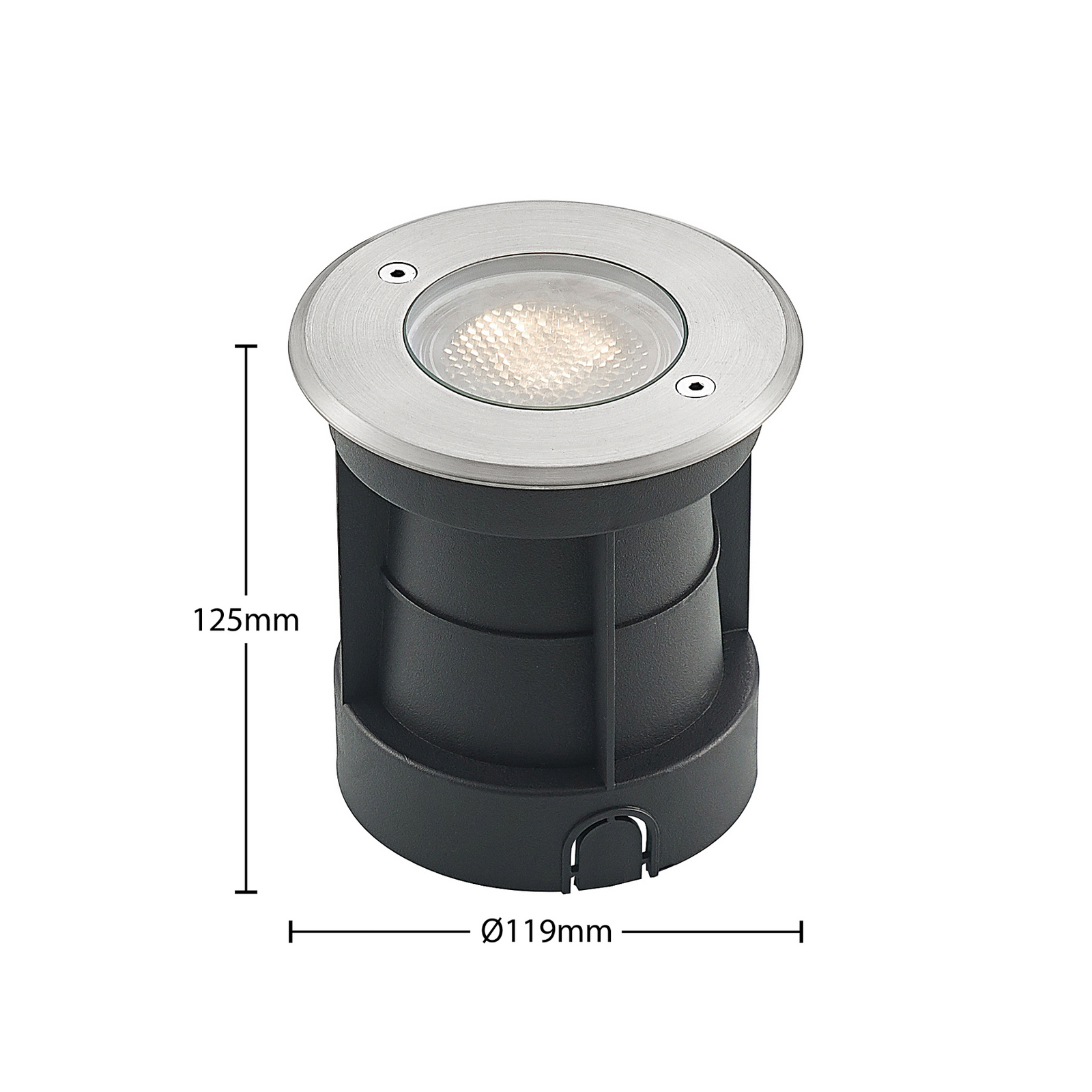 Arcchio Larkas lampe encastrable sol, IP67, ronde