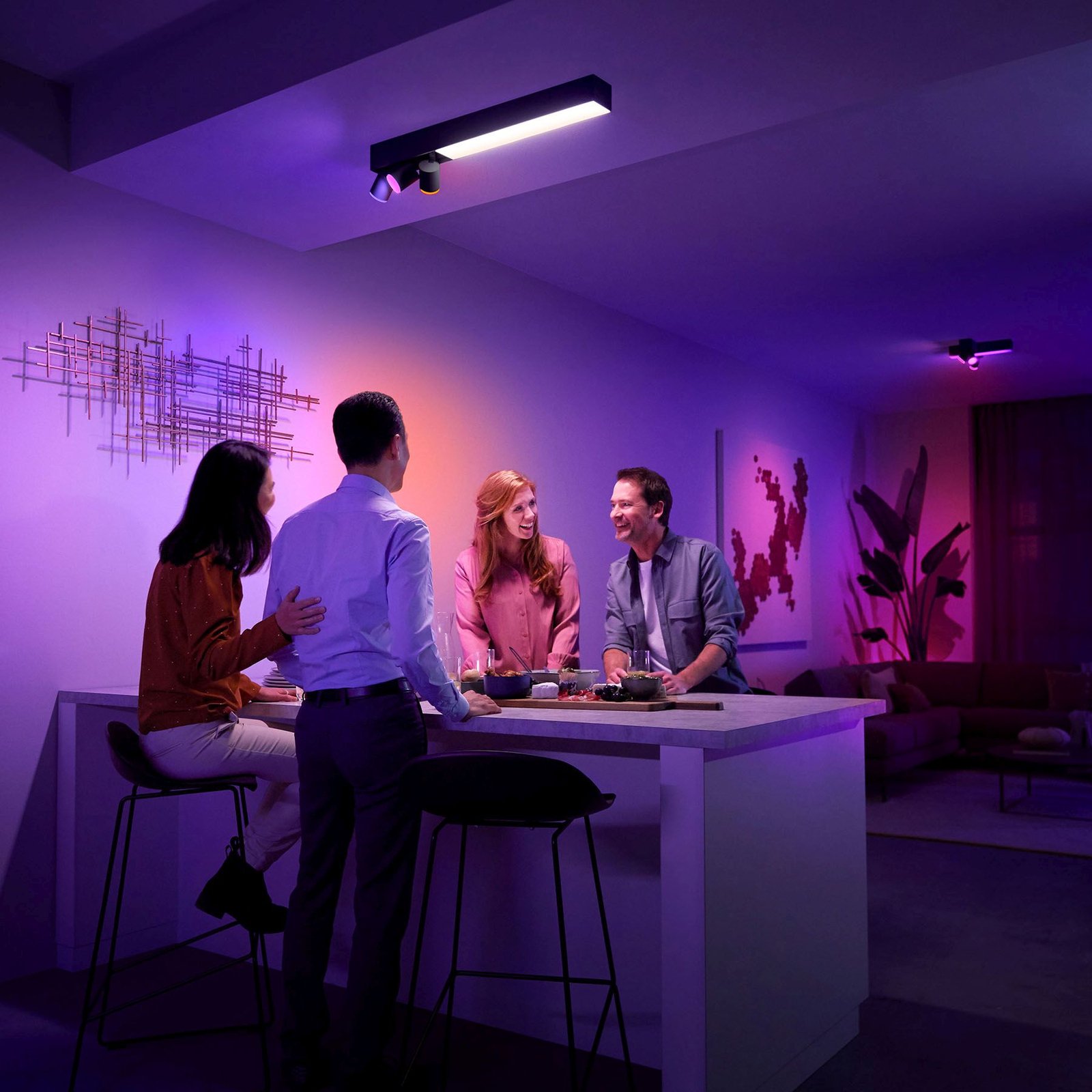 Philips Hue Centris spot plafond à 3 lampes noir