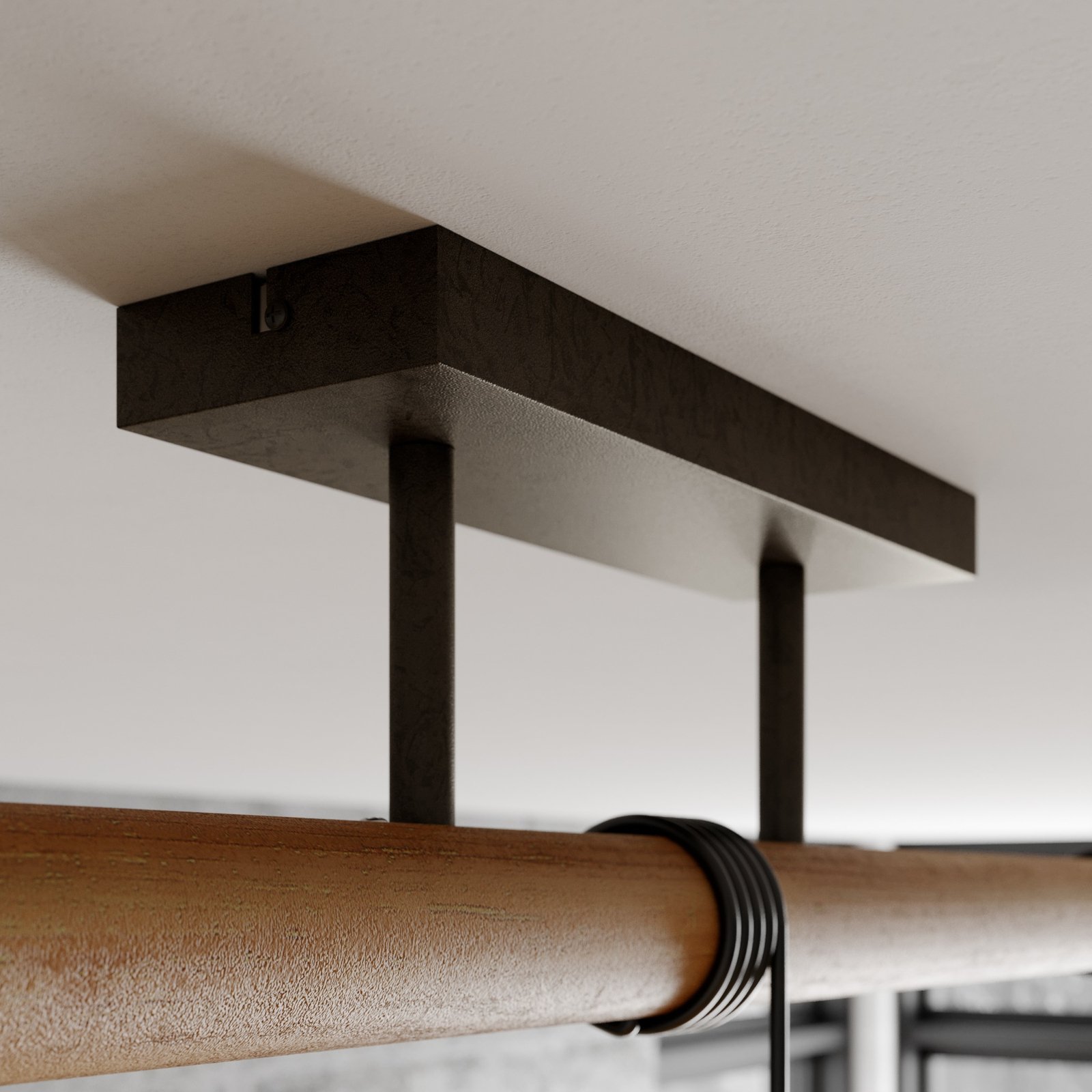 Holgar Pendant Green/Wood - Lindby