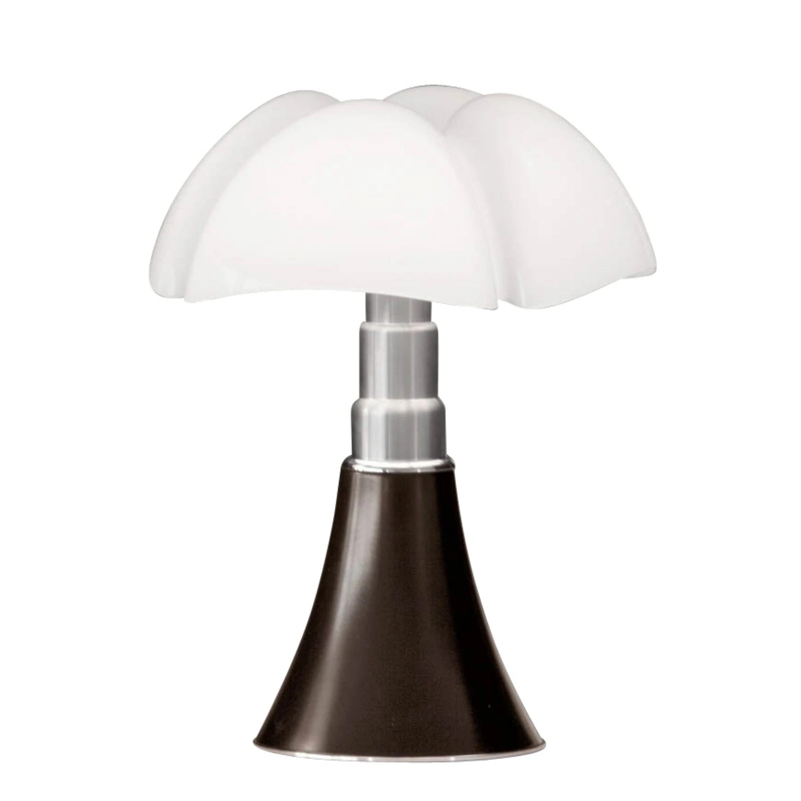Martinelli Luce Pipistrello LED-Tischlampe, braun, dimmbar
