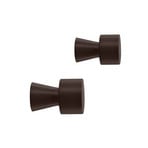 Crochet à épingle, marron, lot de 2, Ø 4 cm - OYOY Living Design