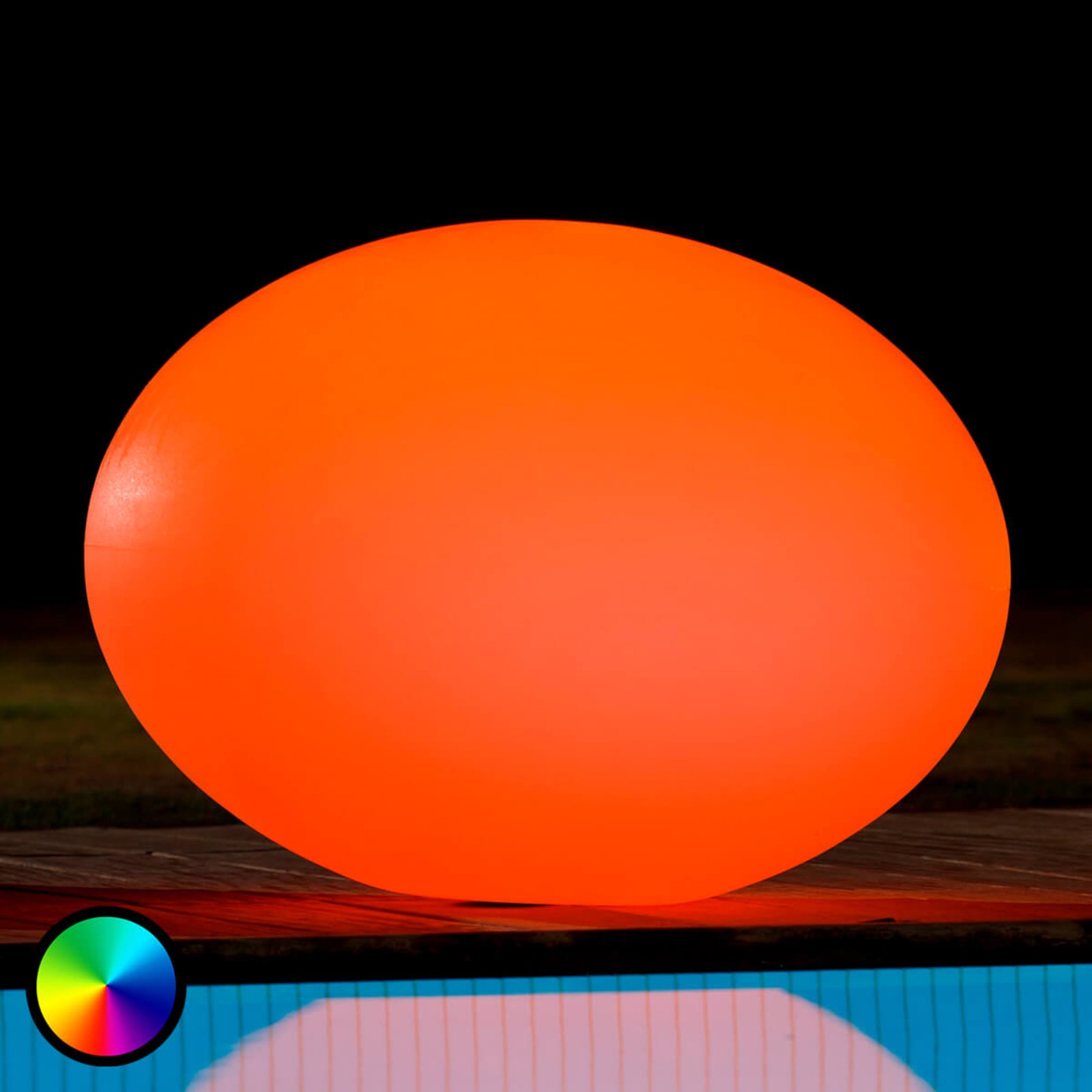 Plávajúce dekoračné LED svietidlo Flatball L
