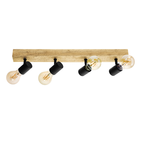 Taklampe Townshend 3 av tre, 4 lyskilder