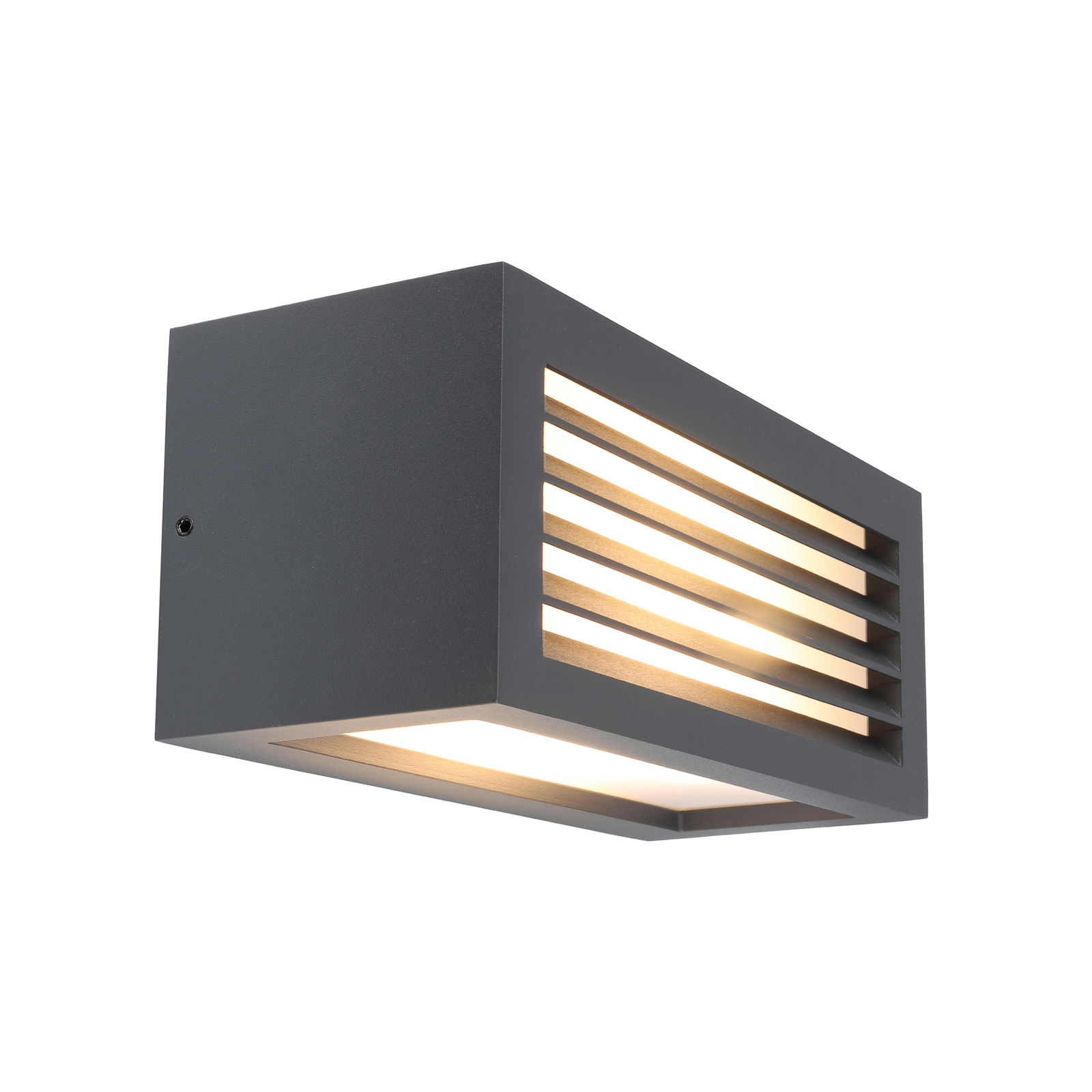 Außenwandlampe Rilongo abgeblendet, up/down, Alu, dunkelgrau Außenwandlampe Rilongo abgeblendet, up/down, Alu, dunkelgrau