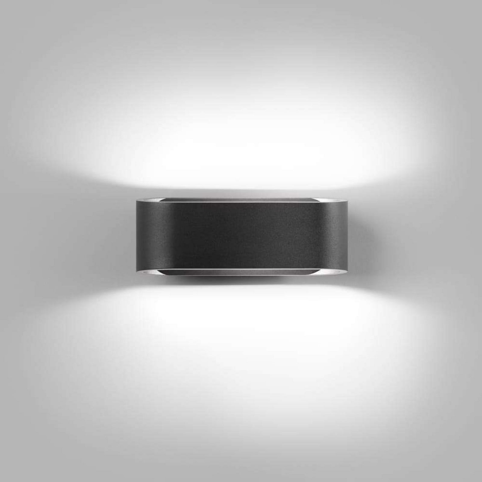 Aura W1 Wandleuchte 2700/3000K Black LIGHT-POINT - Wohnzimmer - Aluminium