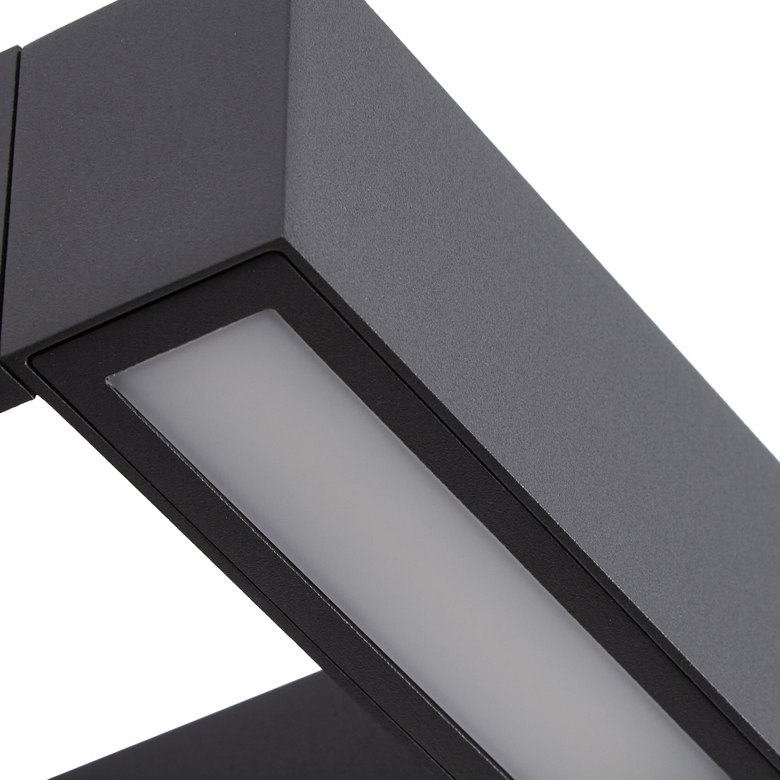 Venkovní nástěnné svítidlo Kovato s LED a senzorem, tmavě šedá, IP65 – Arcchio