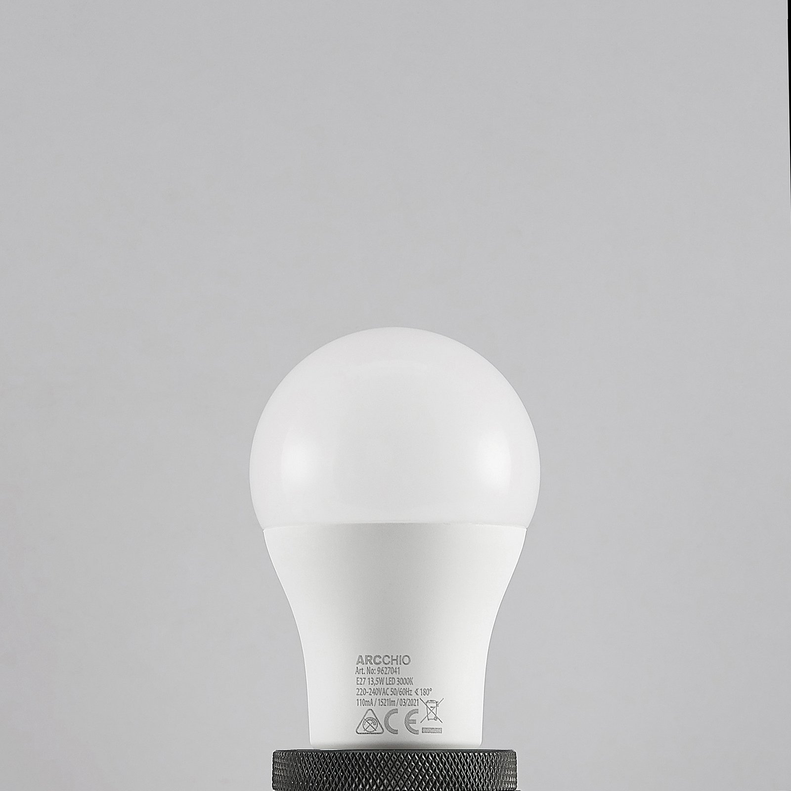 LED-Lampe E27 A60 13,5W 3.000K opal