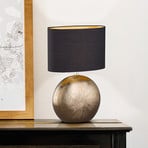 Lampa de masă Foro, bronz/negru, înălțime 53 cm