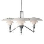 PH 3/2 Akademi Pendelleuchte Chrome Plated - Louis Poulsen