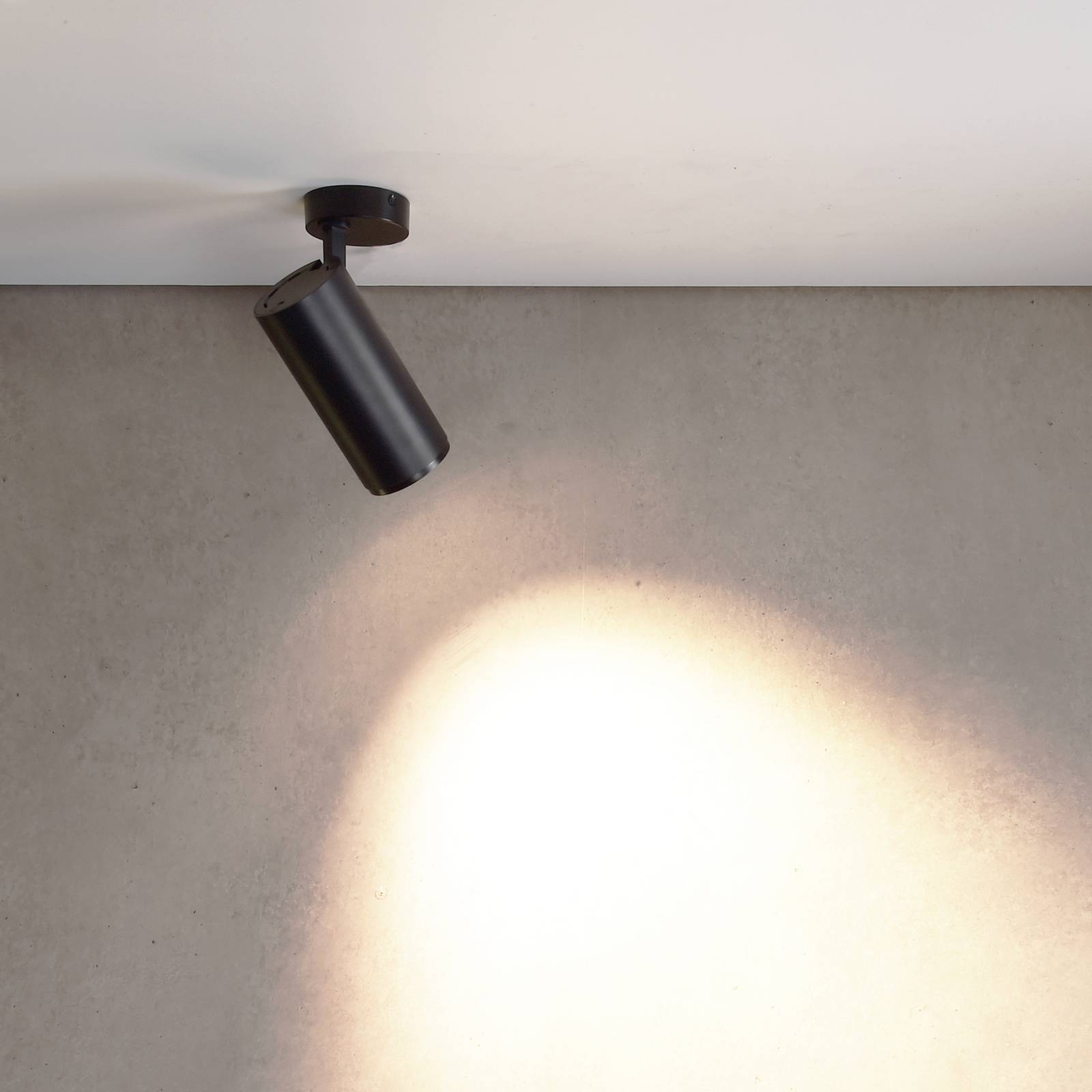 LED-Deckenstrahler Lucea 6, schwarz, Aluminium, 2.700 K günstig online kaufen