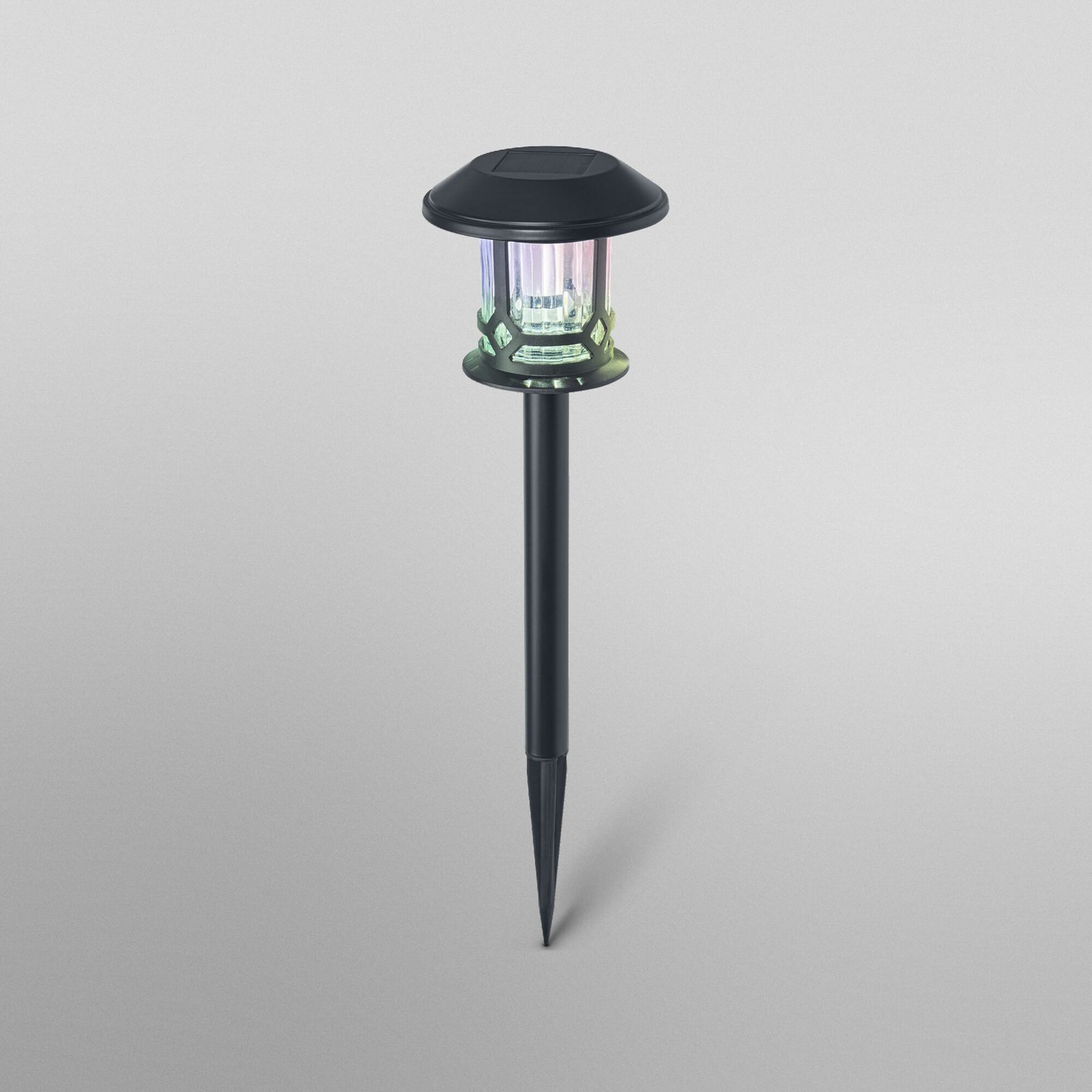 OSRAM SMART+ Solar-LED-Erdspießleuchte, schwarz RGB CCT IP44