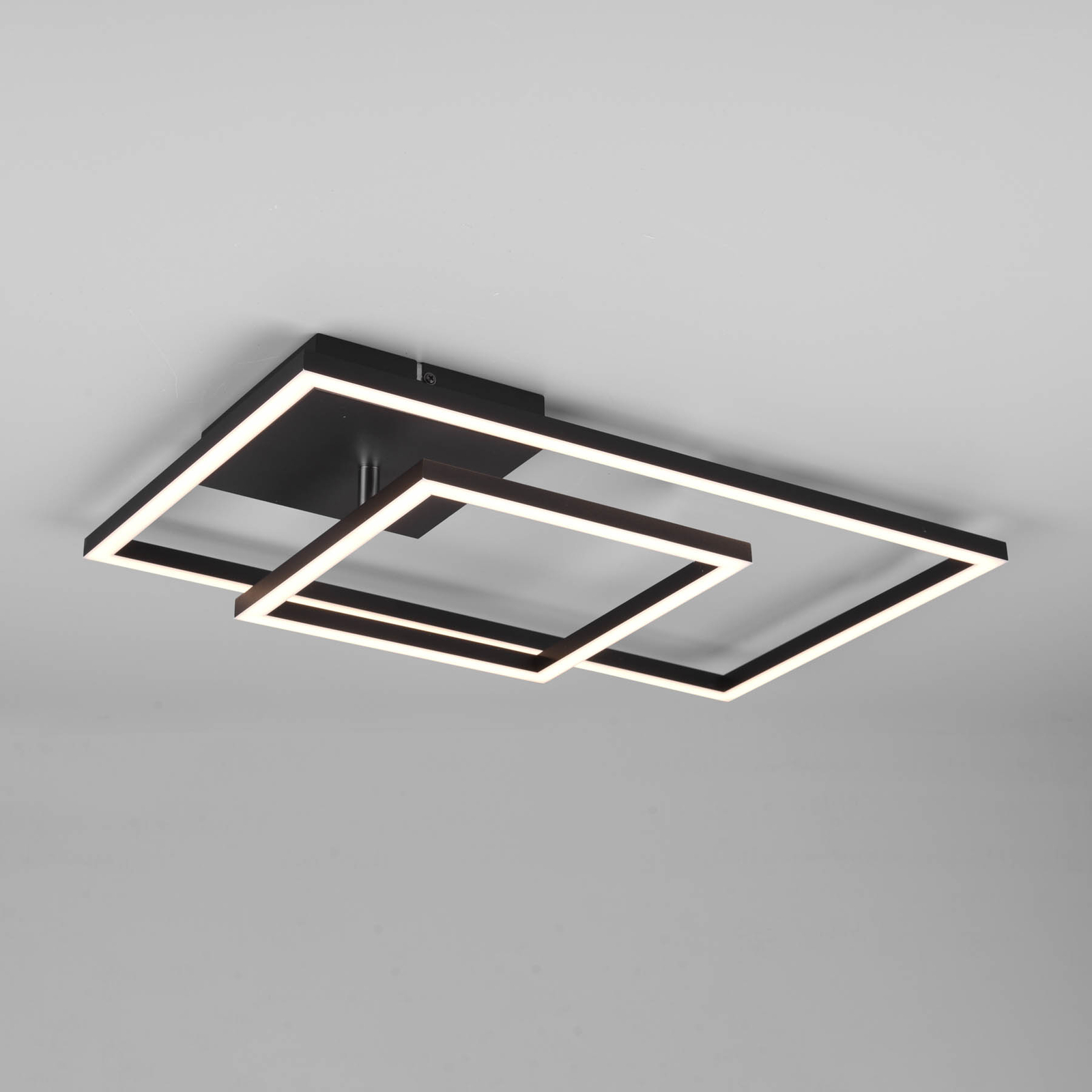 Padella LED ceiling light pivotable 4,000 K black
