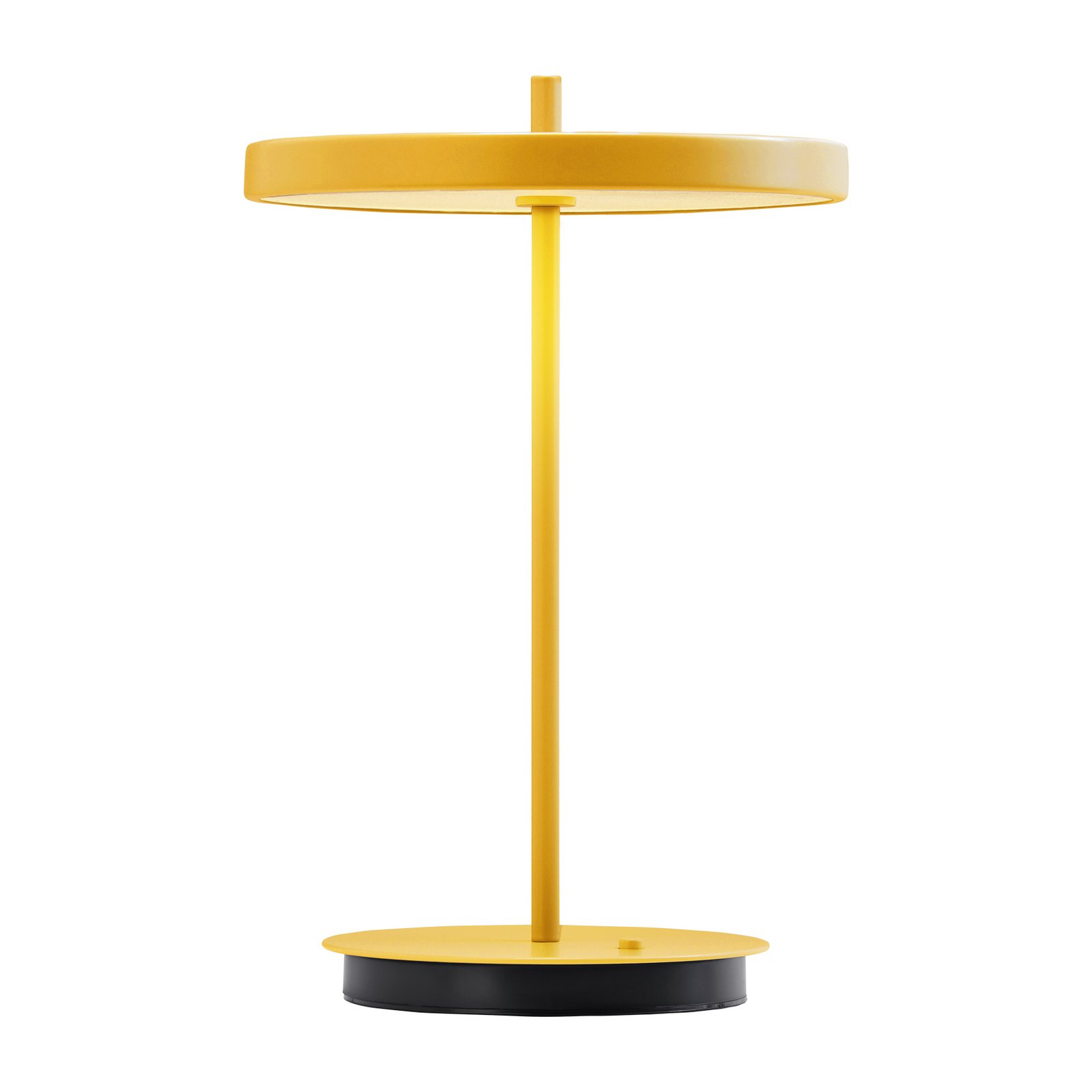 UMAGE lampe à poser LED rechargeable Asteria Move jaune soleil uni, 31cm