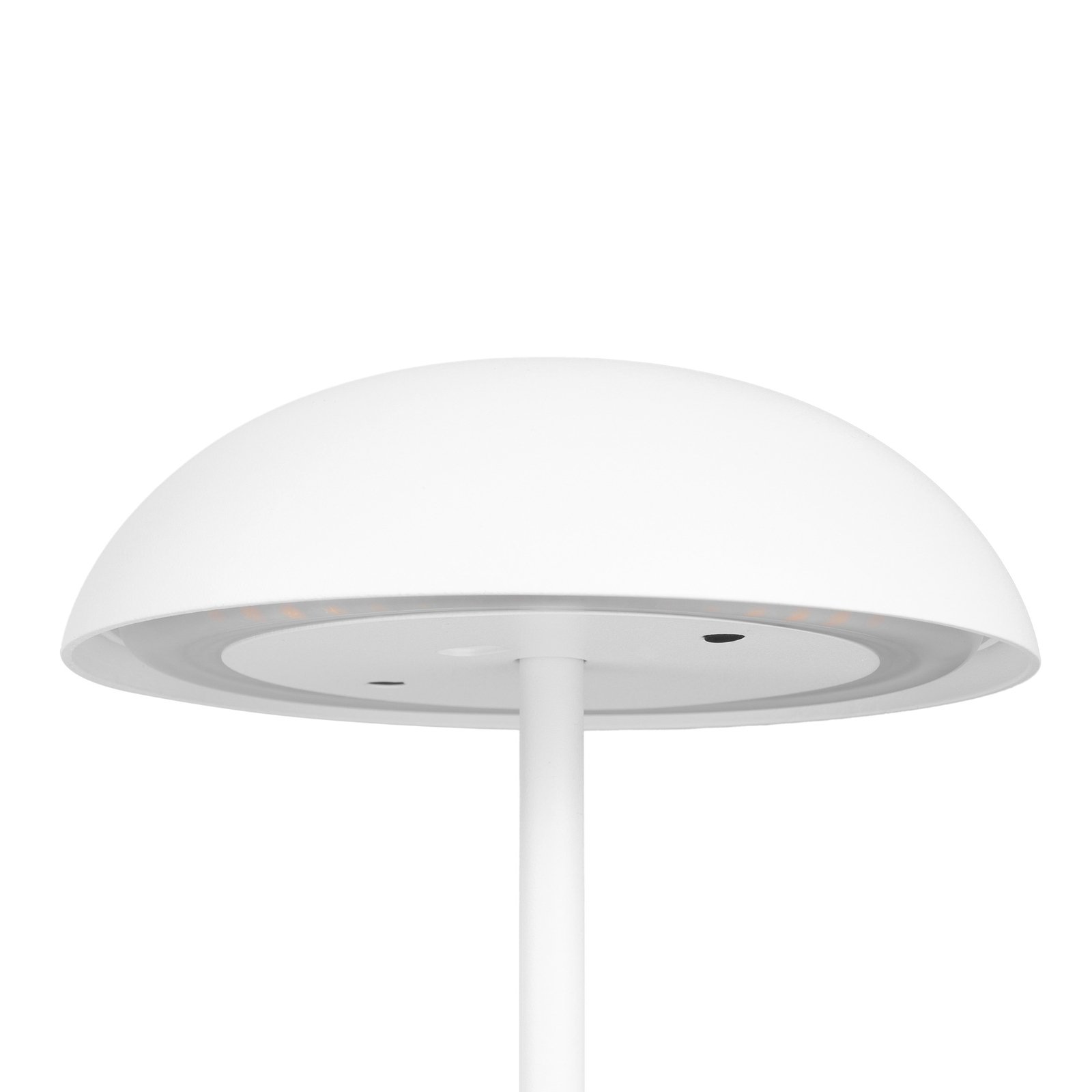 Arcchio lampe de table LED rechargeable Thenra, blanc, support mural