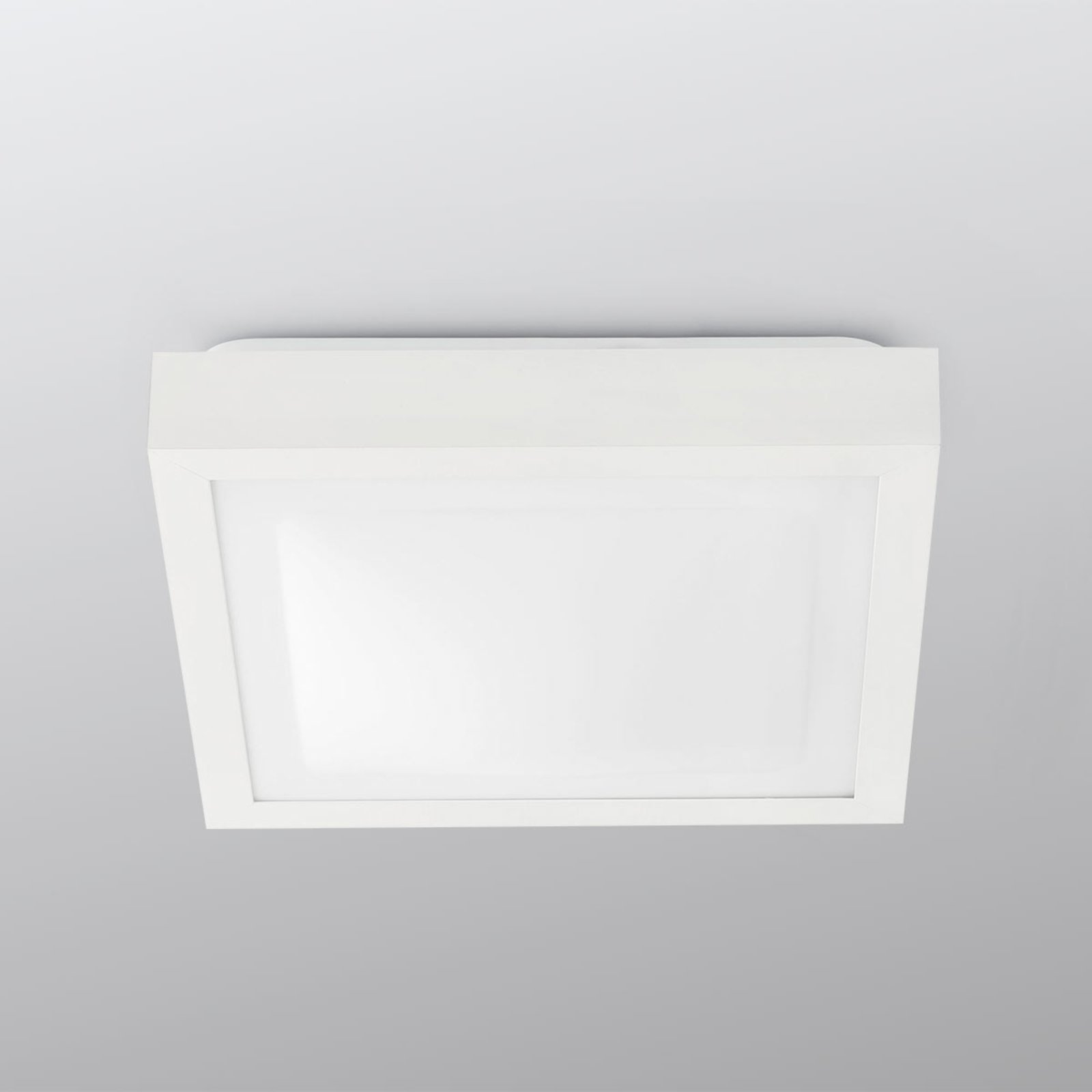 Tola bathroom ceiling light, 27 x 27 cm, white