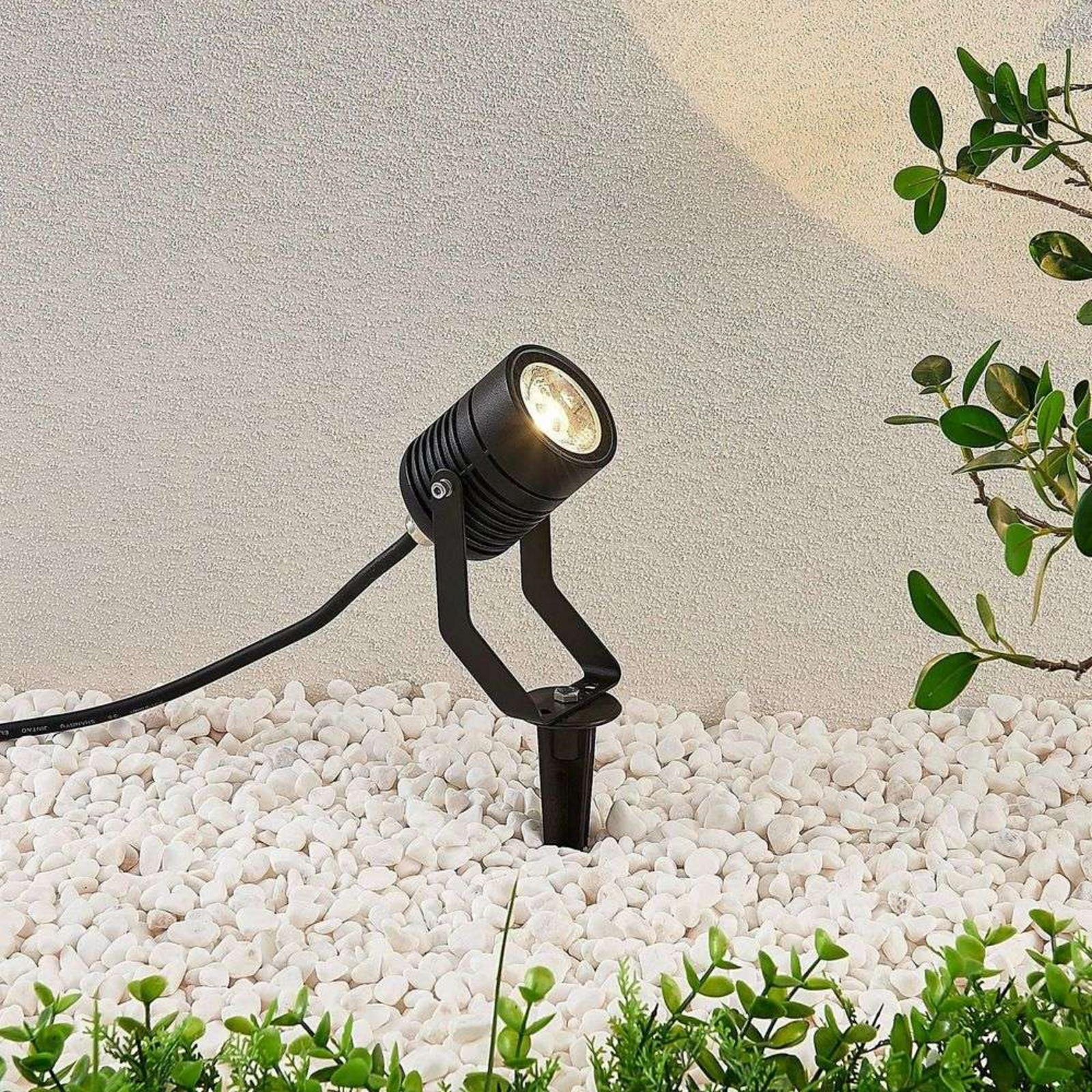 Maris LED Spoturi Exterior w/Spike IP65 Black - Lindby