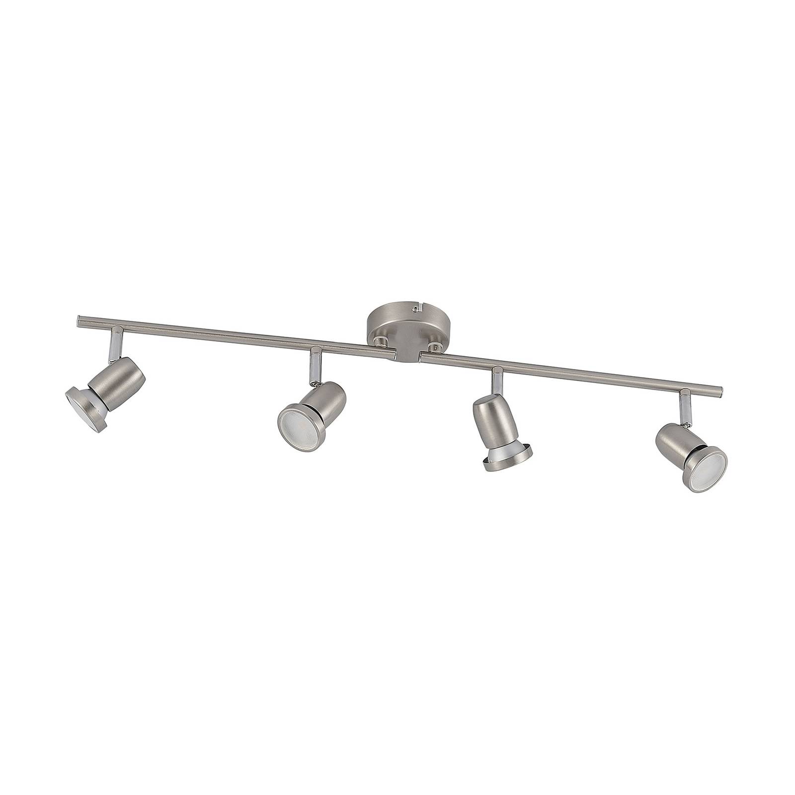 ELC Simano spot pour plafond LED nickel 4 lampes