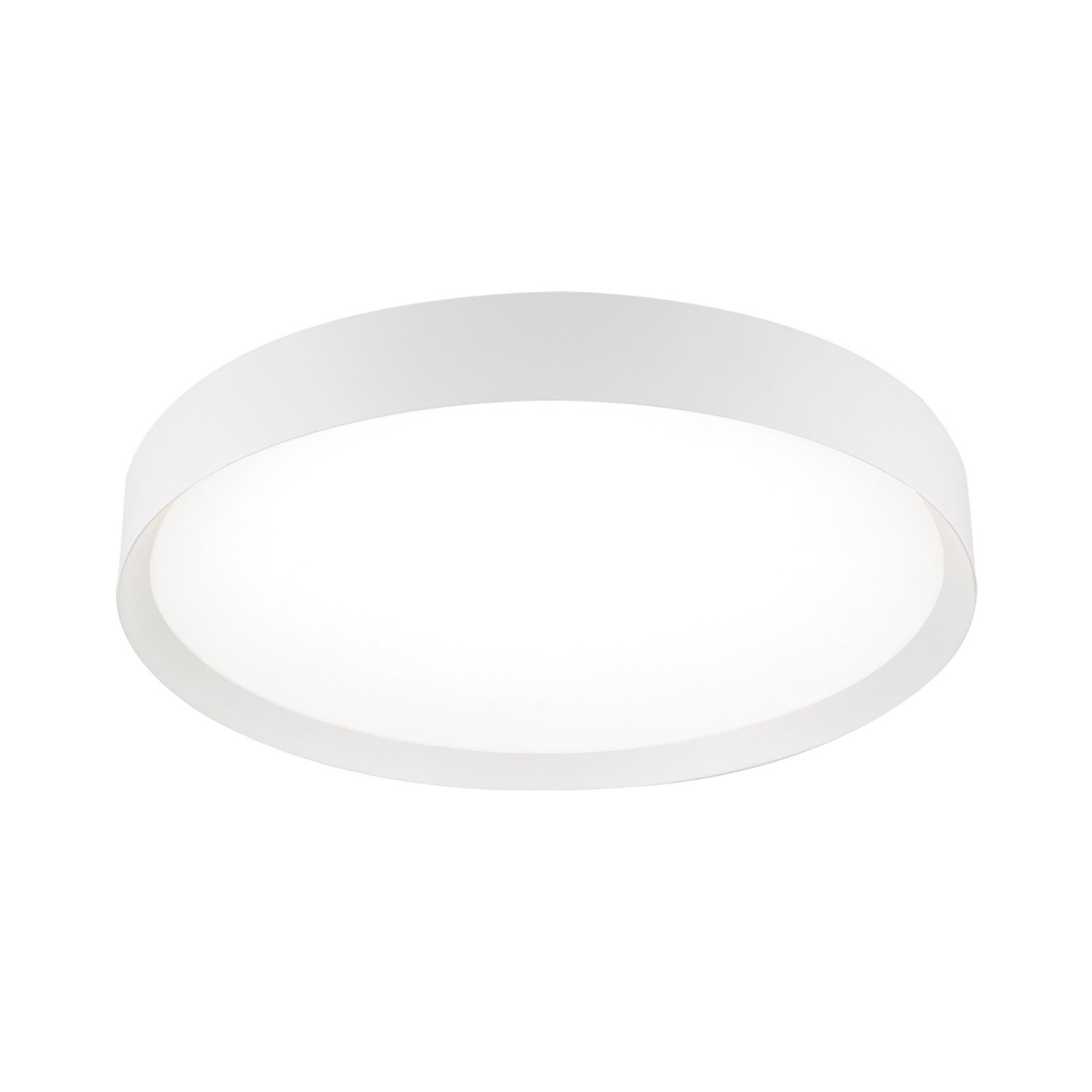 LED таванска лампа VARIO, Ø 60 cm, бяла, метал, CCT, с регулируема яркост