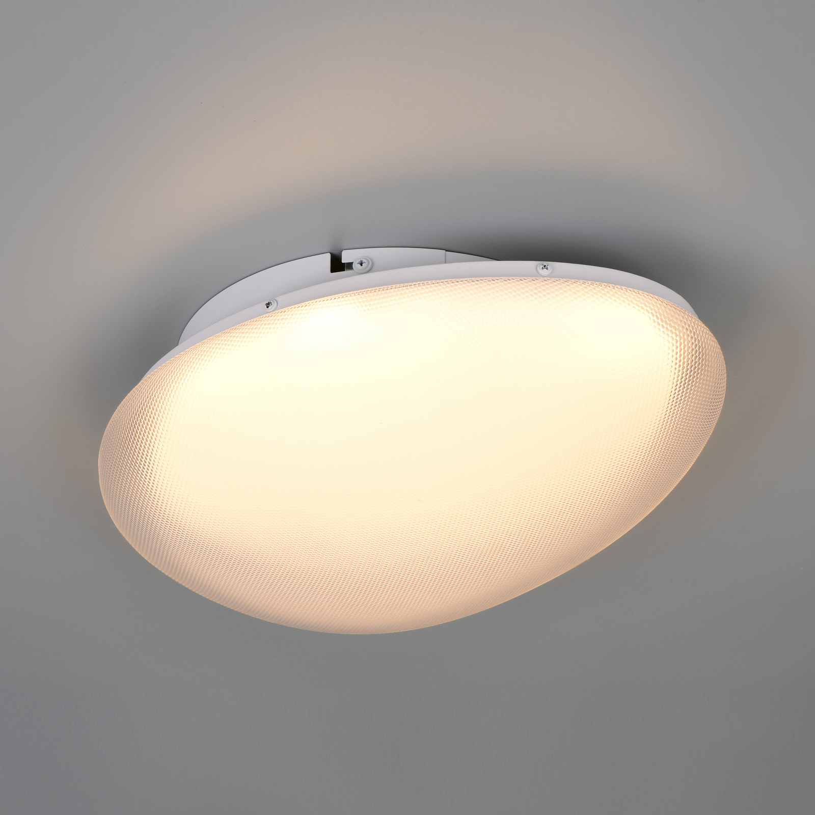 Ozera LED plafondlamp, lengte 36 cm, wit, kunststof, CCT Ozera LED plafondlamp, lengte 36 cm, wit, kunststof, CCT