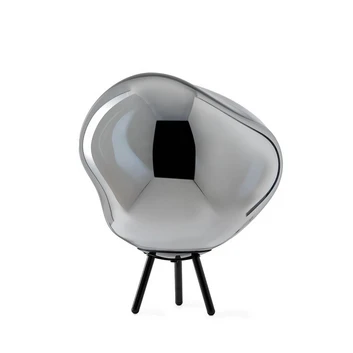 Melt Portable Lampadaire/Suspension Silver Black - Tom Dixon