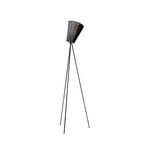 Oslo Wood Floor Lamp Black/Black - Northern