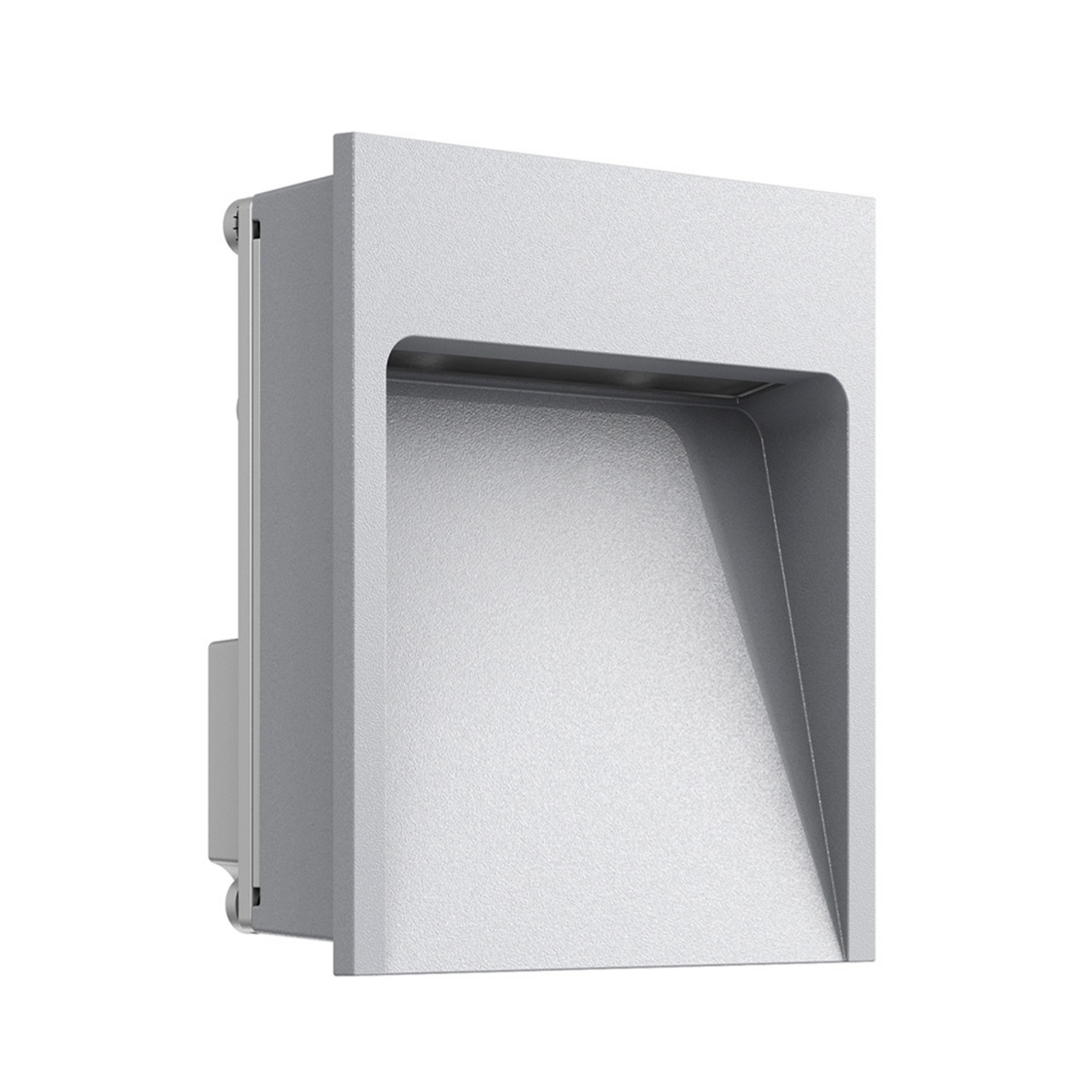 My Way Outdoor Recessed Wall Light, 110×100, 3000K, Grey - FLOS