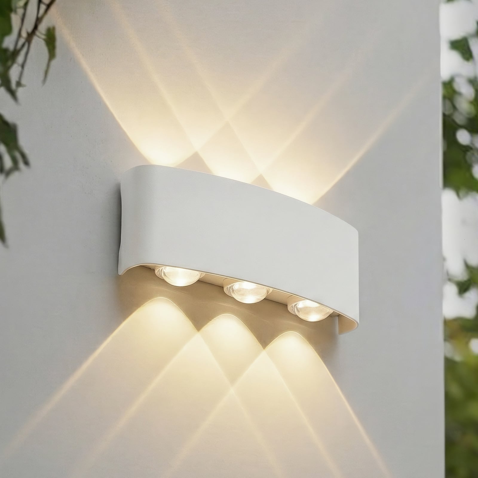 Lindby LED-välisvalgustid Ithan, 3-osaline, valge, 17 cm