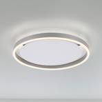 LED stropna svetilka Ritus, Ø 39,3 cm, aluminij