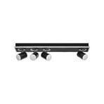 Spot LED OSRAM MARS CLICK-SELECT, 4 spots, noir