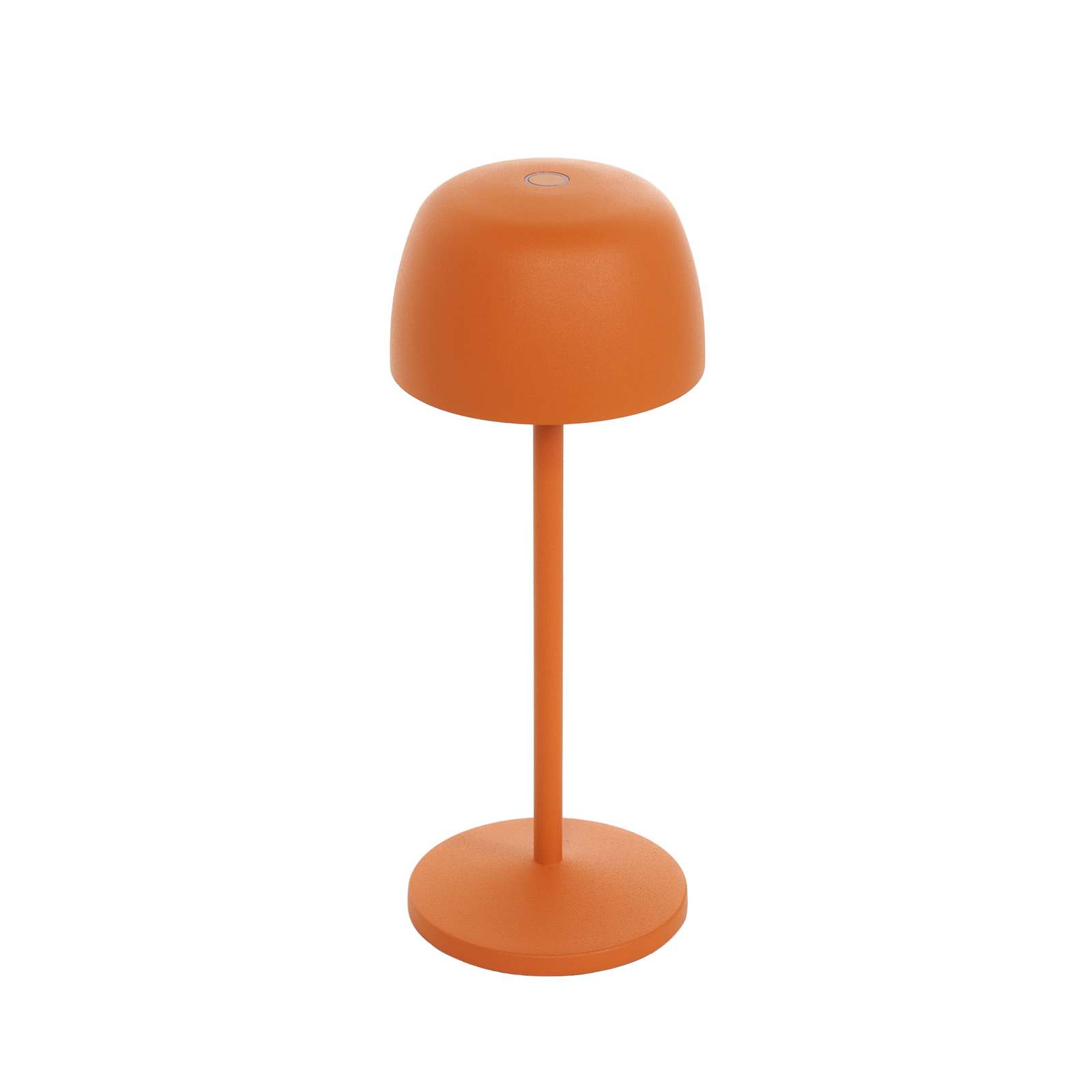 Candeeiro de mesa recarregável Lindby LED Areitty, cor de laranja,