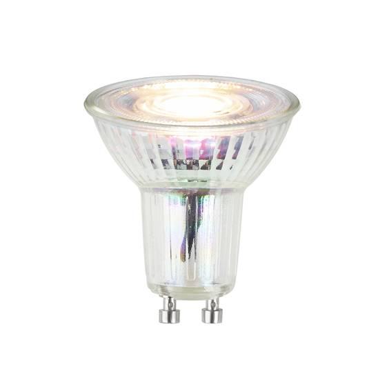 Reflector LED bulb GU10 3W 3,000 K 36° glass